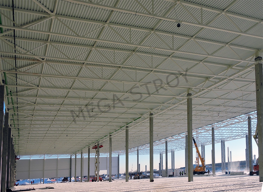 МЕГА-СТРОЙ – строительство складского и дистрибьюторского комплекса «Леруа Мерлен» со встроенными административно-бытовыми помещениями
