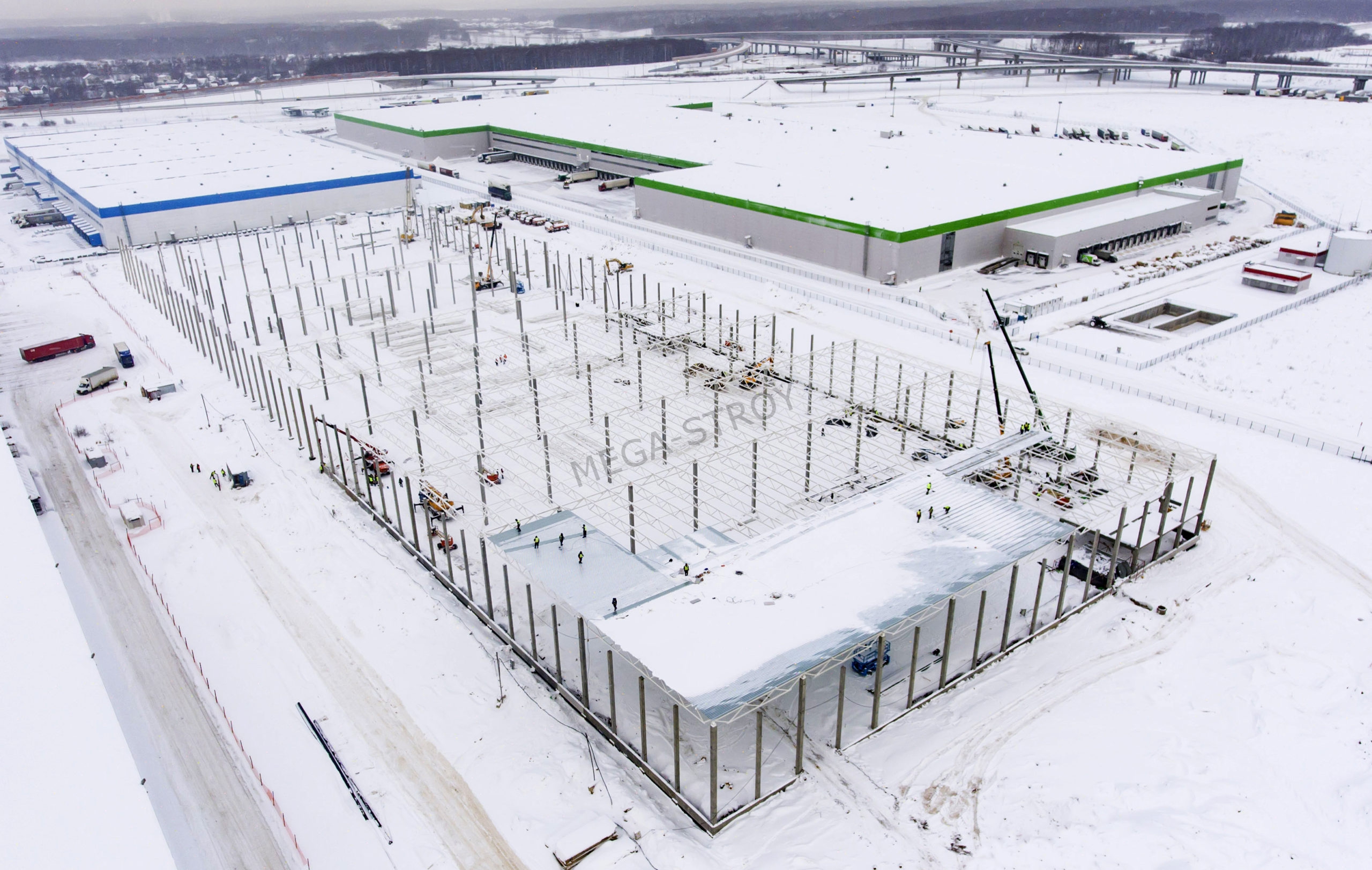 МЕГА-СТРОЙ - MEGASTROY is constructing a new warehouse for the Radius Group