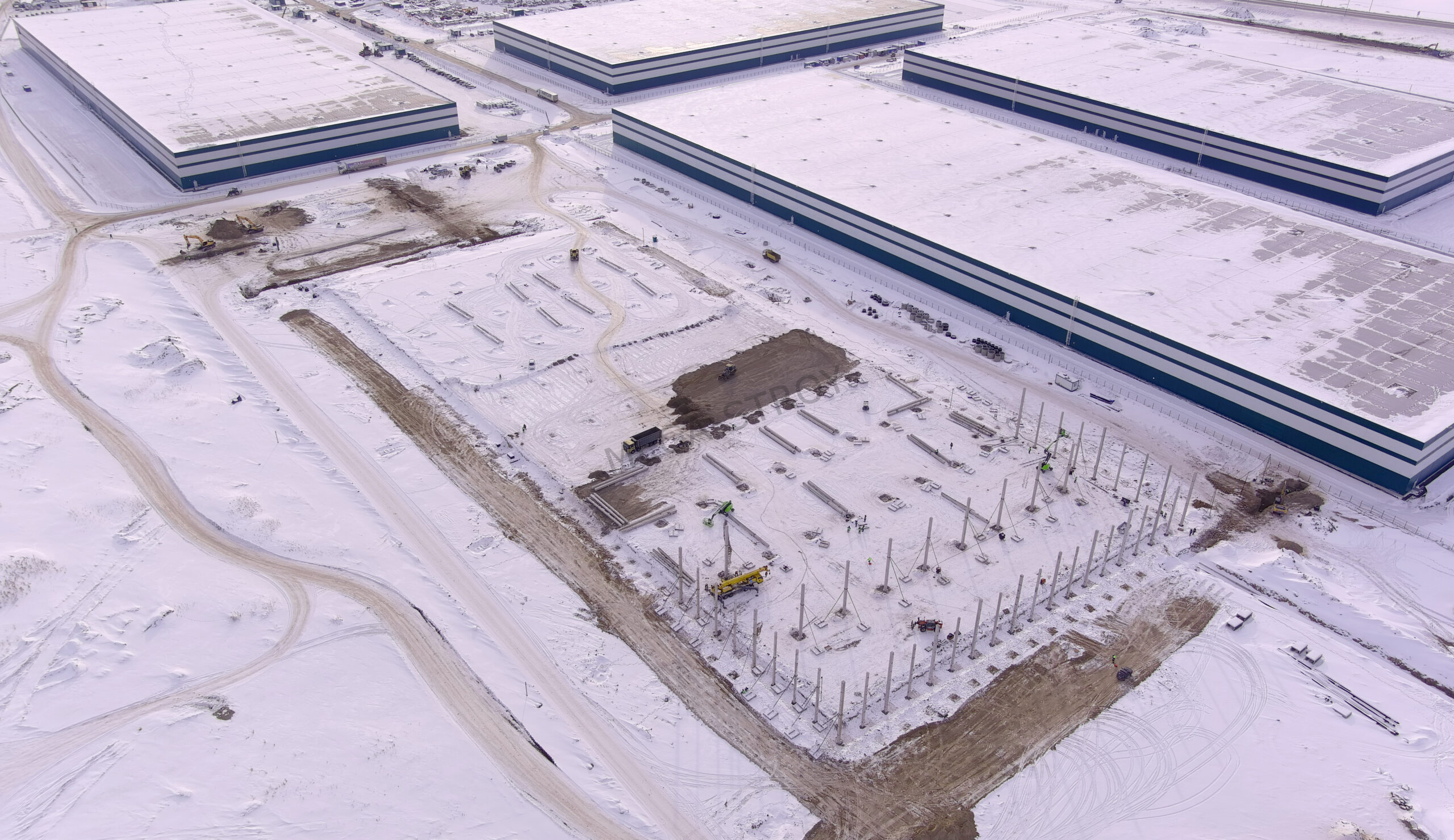 МЕГА-СТРОЙ - начало строительства 5-й очереди ПЛК «Емельяновский»